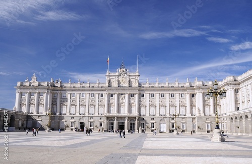 Royal Palace in Madrid, Spain.