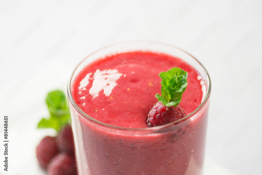 Healthy fresh delicious homemade raspberry smoothie Healthy fresh delicious homemade raspberry smoothie