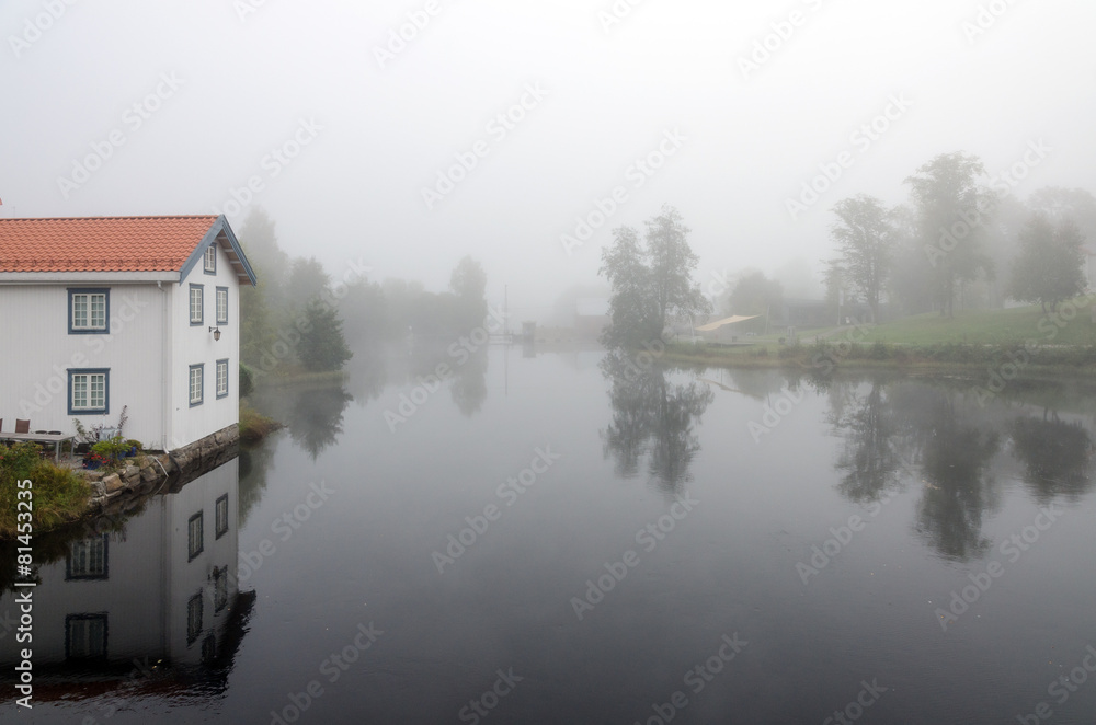 Fototapeta premium Strong fog