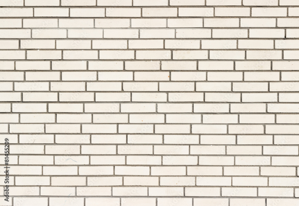 Fototapeta premium Background texture of a old white brick wall