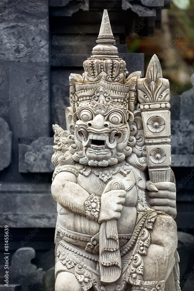 Sculpture in temple Bali, Indonesia