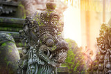 Balinese stone sculpture art and culture