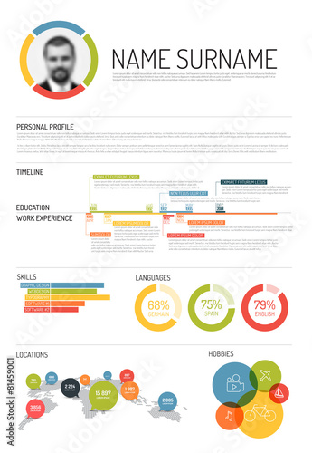 Original cv / resume template