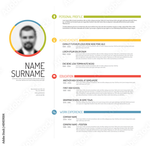 cv / resume template
