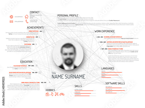 Original cv / resume template