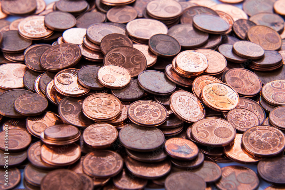 Coins background. euro coins. cent coins. euro cents Coins background. euro coins. cent coins. euro cents