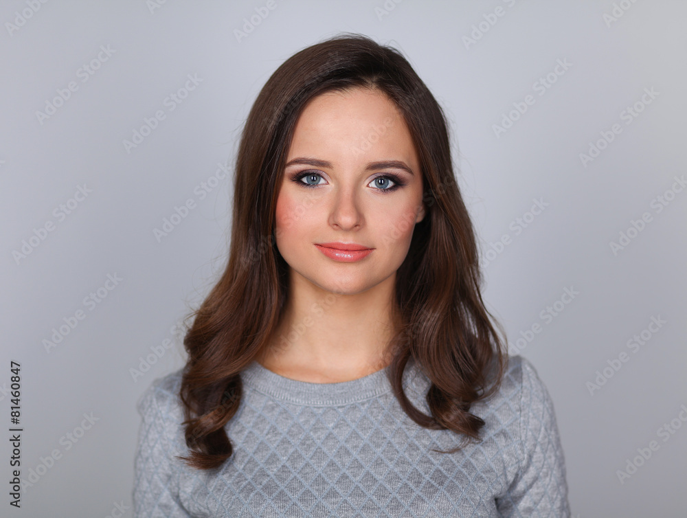 Portrait of an attractive fashionable young brunette woman Portrait of an attractive fashionable young brunette woman