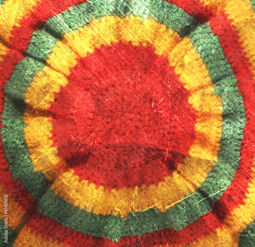Quadro em tela rasta hat hippie background