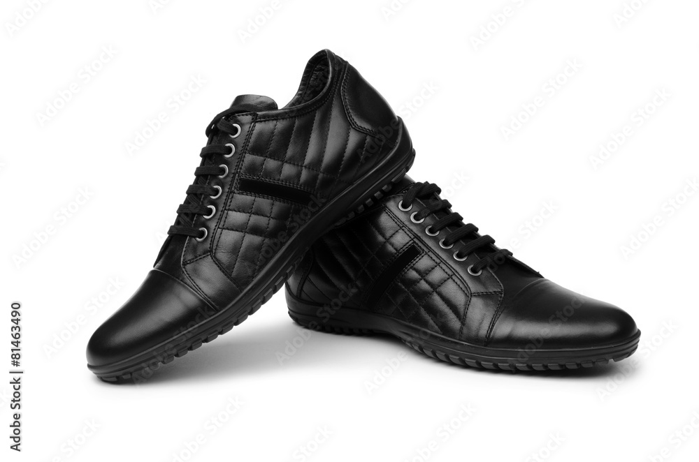 Male shoes isolated on white background Male shoes isolated on white background