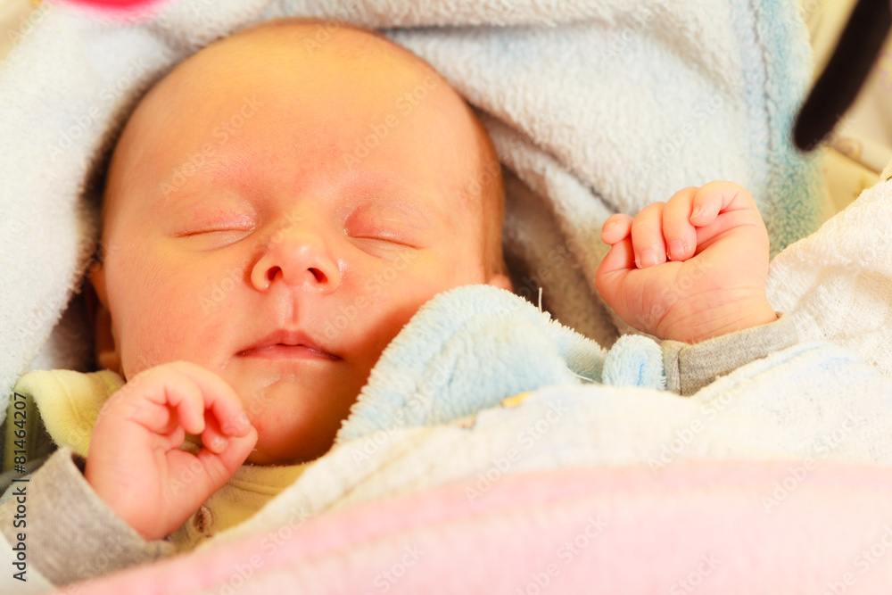 Little newborn baby girl 24 days sleeps Little newborn baby girl 24 days sleeps