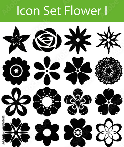 Icon Set Flowers I