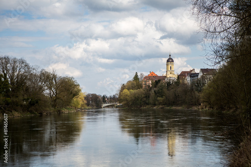 Neuburg on River Danube in Bavaria