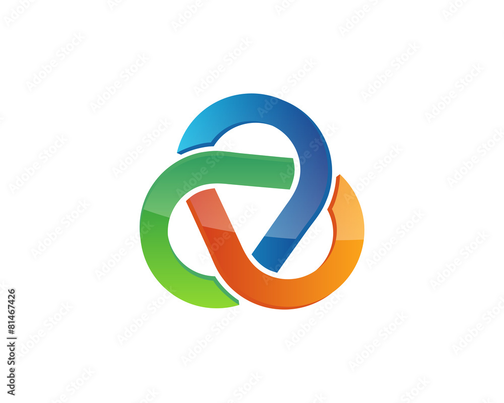 abstract shape business logo icon template abstract shape business logo icon template