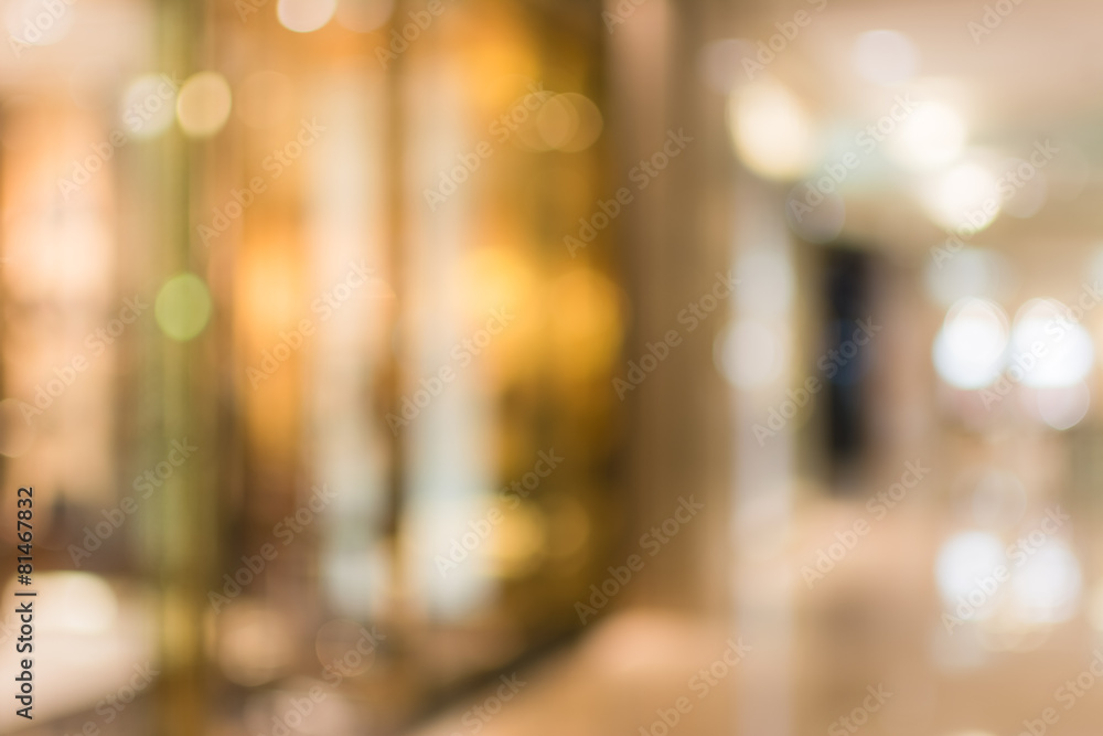 Fototapeta premium Abstract background of shopping mall