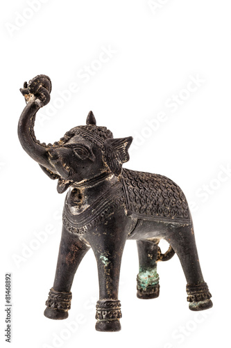 Bronze Indian elephant figurine