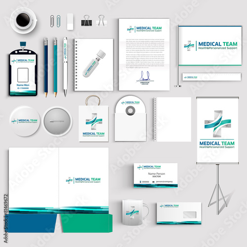 Corporate Identity Logo Medicine