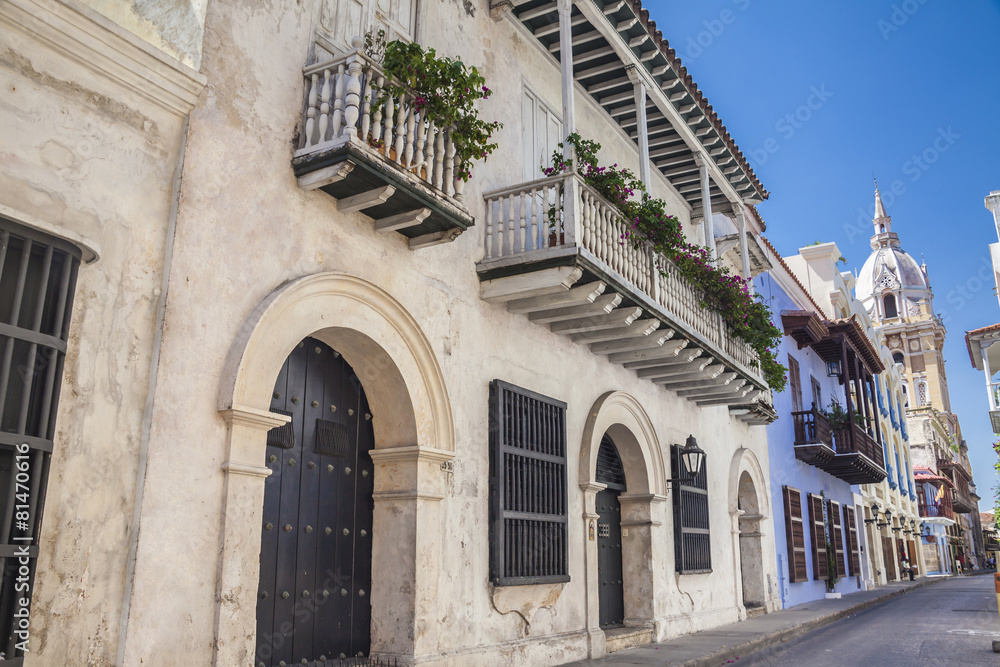 Calle en Cartagena de Indias