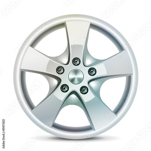 Wheel rim, vector
