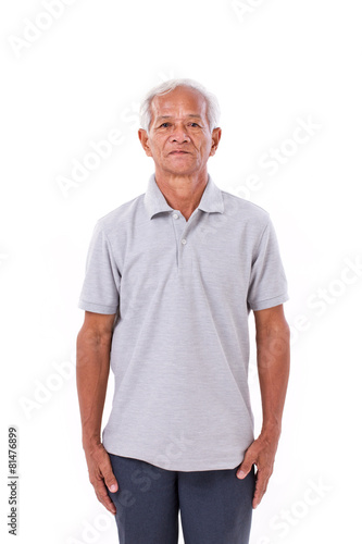 portrait of asian senior old man