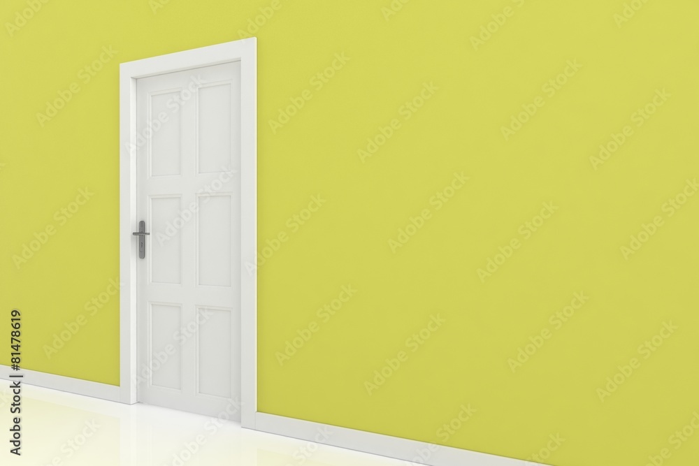 Fototapeta premium 3d rendering of a door