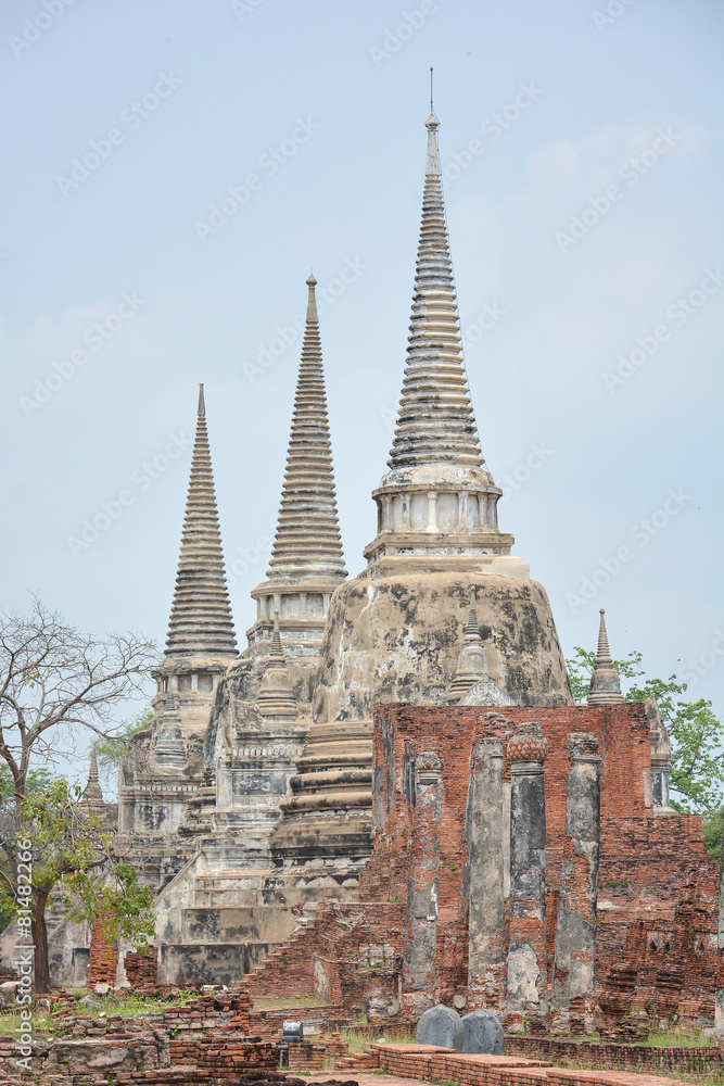 Wat Phra Sri Sanphet, Ayutthaya,Thailand
