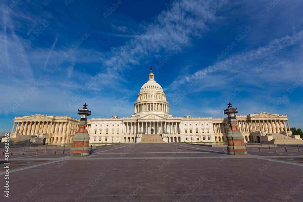 Capitol building Washington DC east facade US