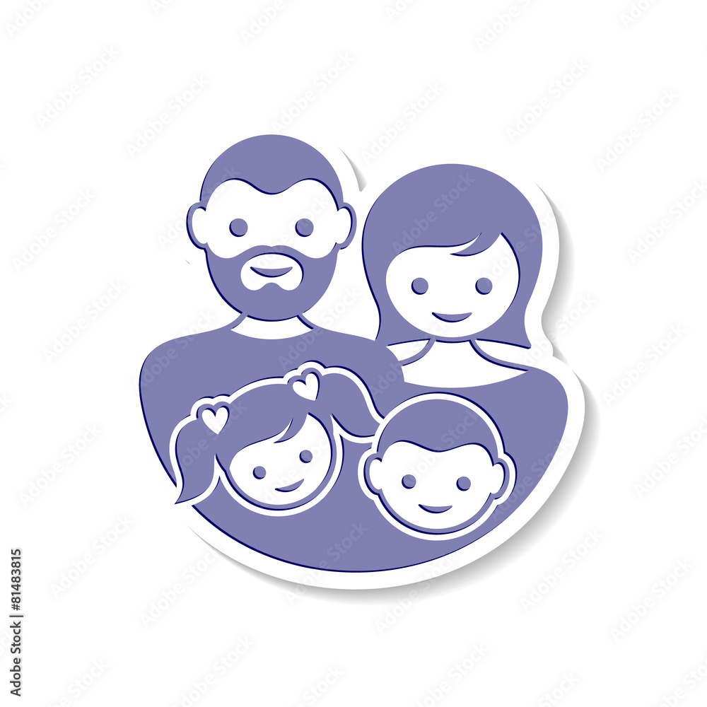Vector family label Vector family label