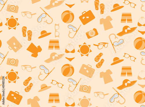 summer seamless pattern