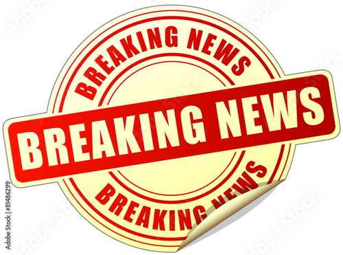 breaking news sticker