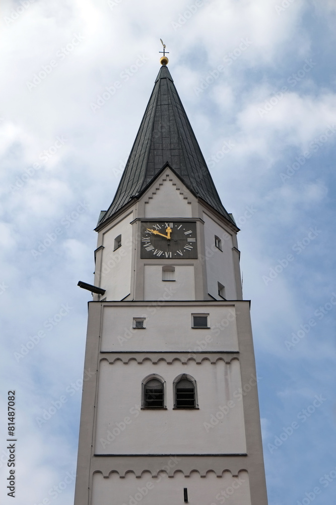 Fototapeta premium Stadtpfarrkirche in Rain