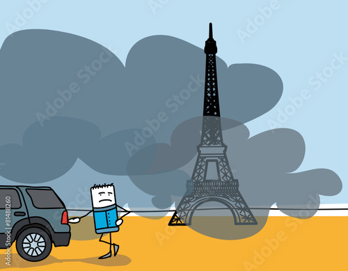 Pic de pollution aux particules fines dans les grandes villes