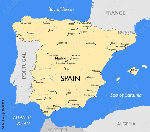Spain map