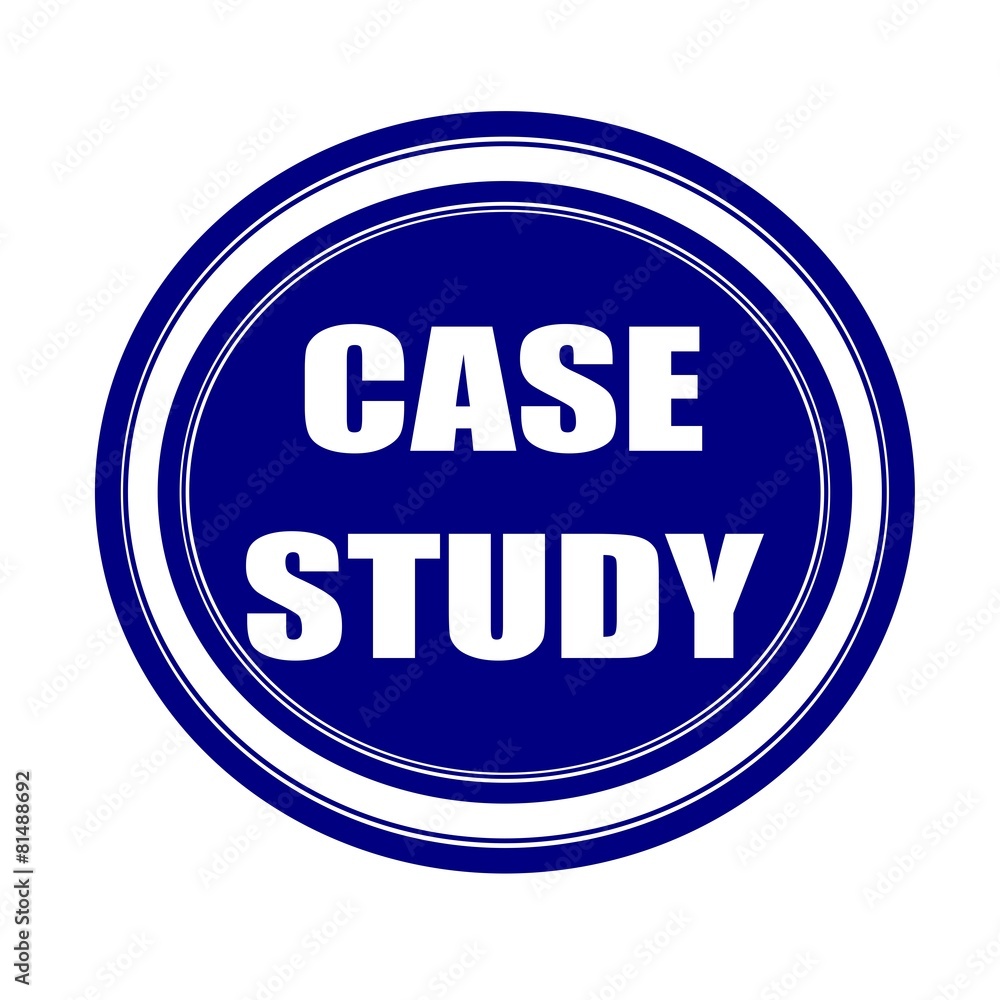 Case study white stamp text on blueblack Case study white stamp text on blueblack