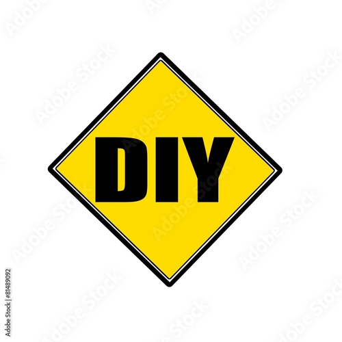 Free Download DIY black stamp text on yellow - GFXLoad
