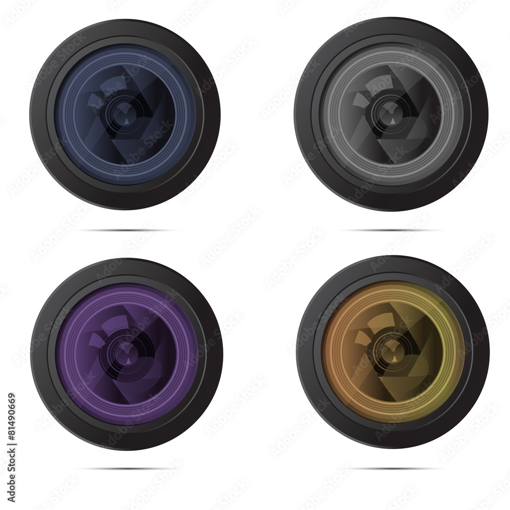 Camera Zoom Lens.Photo studio logo and business card template. Camera Zoom Lens.Photo studio logo and business card template.