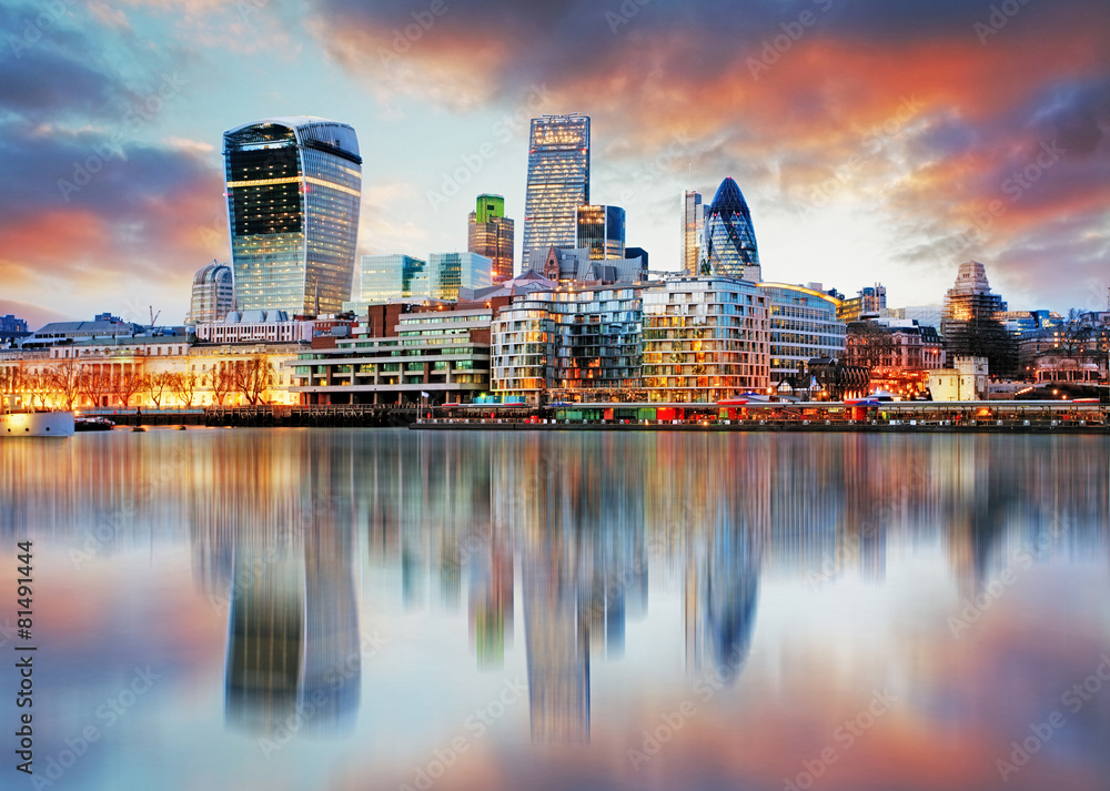 Obraz premium Panoramę Londynu