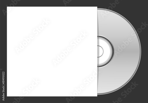 Blank dvd case - Illustration