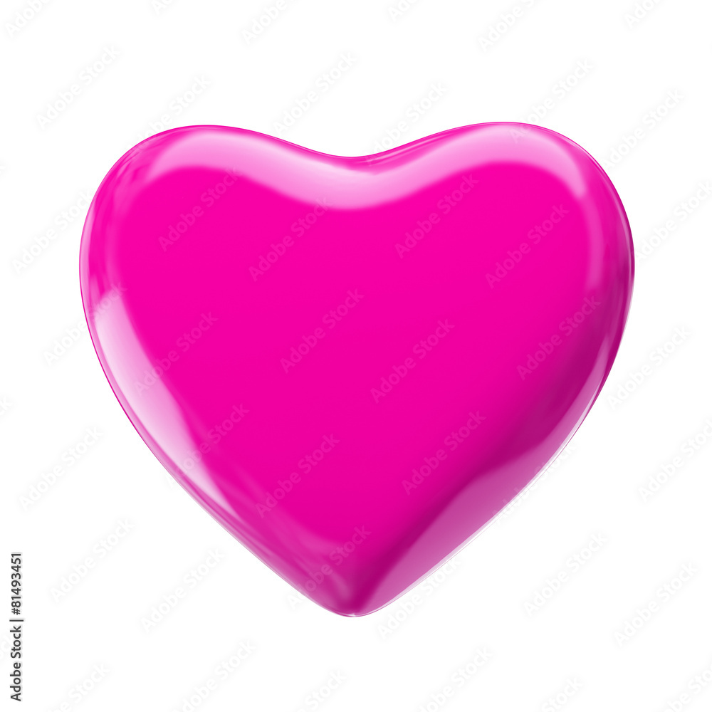 Pink love heart
