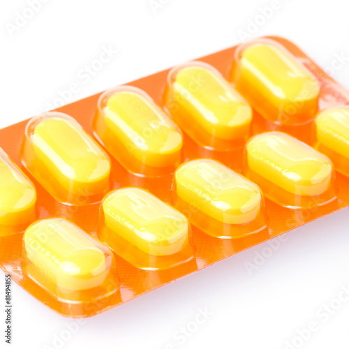 orange pills of medical