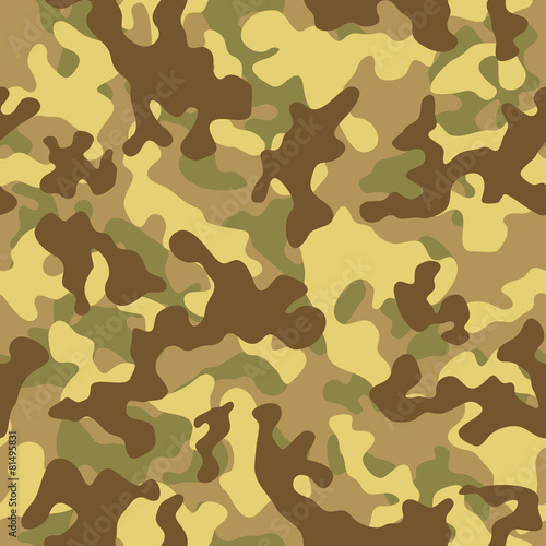 Desert Camouflage Seamless Pattern