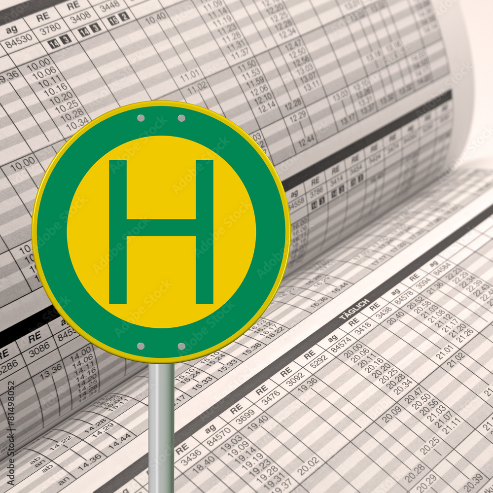 Fahrplan StockFoto Adobe Stock