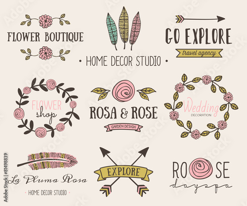 Hand Drawn Vintage Design Elements