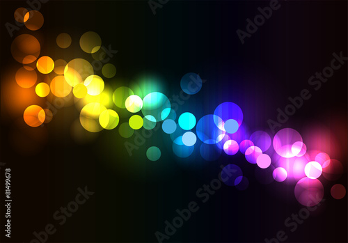 Disco colorful background.