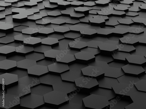 background of 3d hexagon blocks