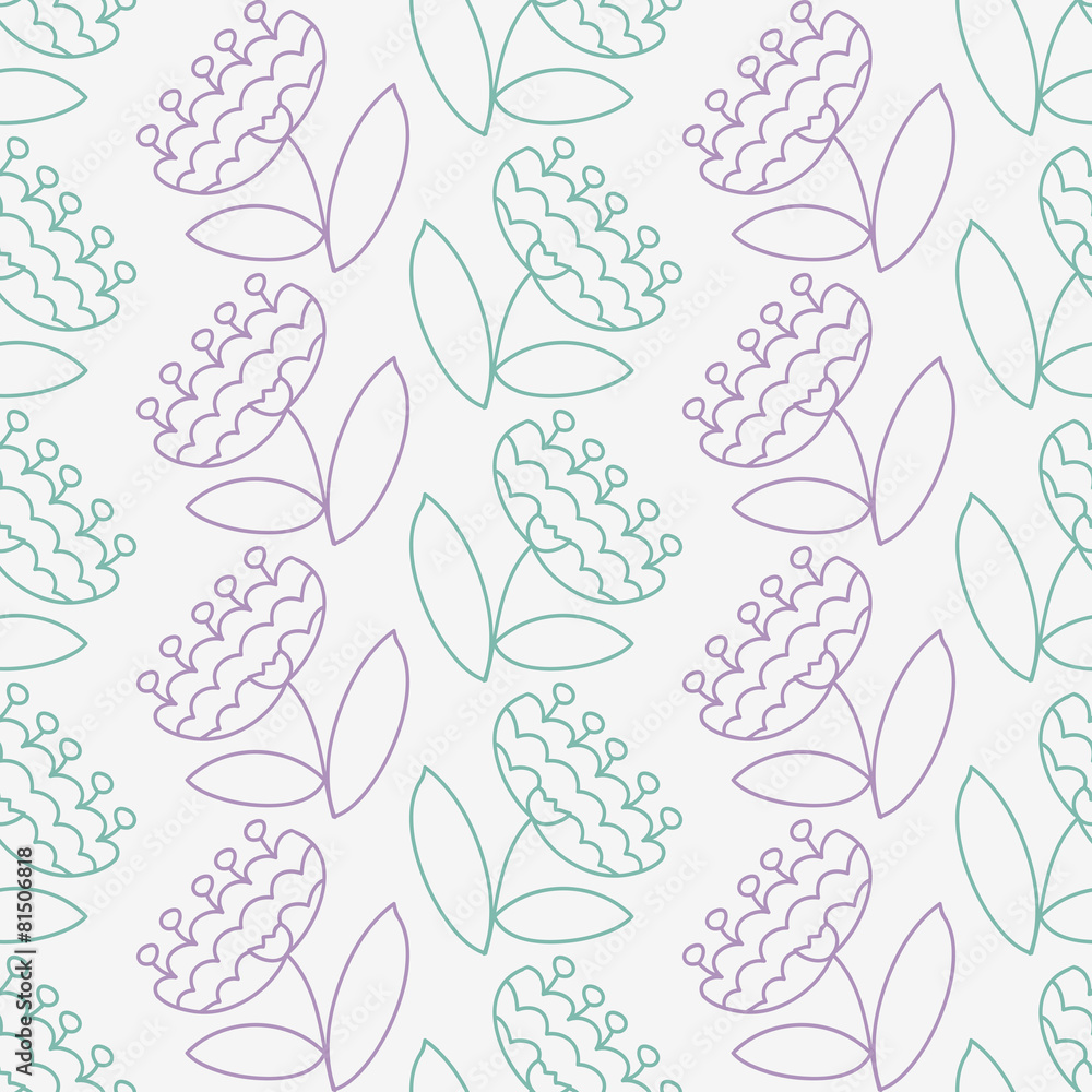 Ornate floral seamless texture, vector illustration. Ornate floral seamless texture, vector illustration.