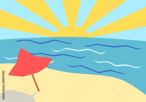 Summer beach - background