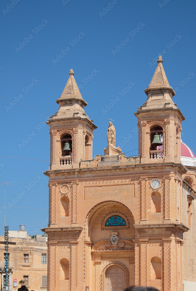 Parish church of Our Lady of tas-Silg. Marsashlokk, Malta