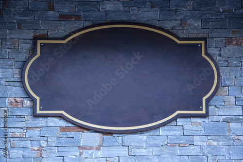 Blank sign