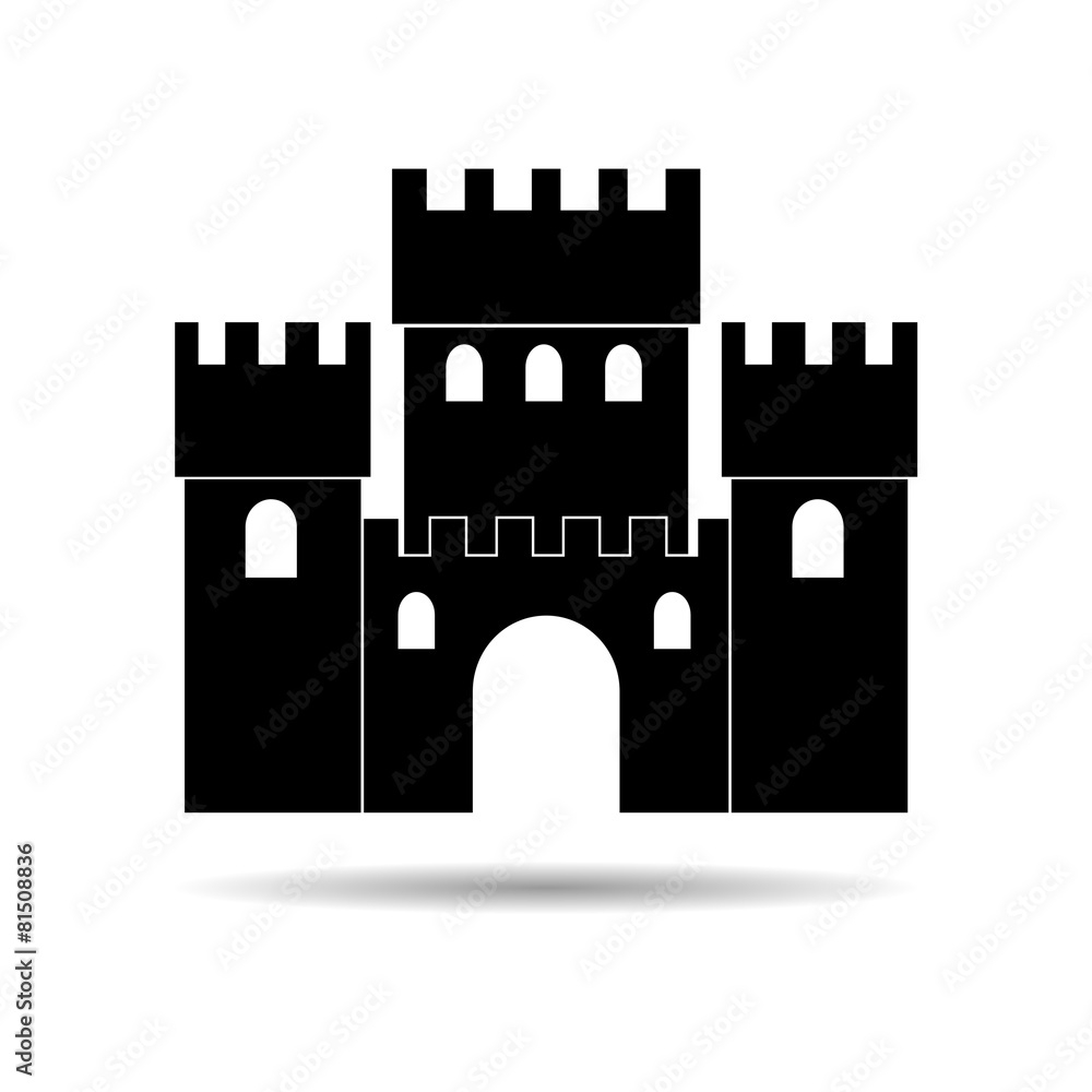 Castle icon - Illustration
