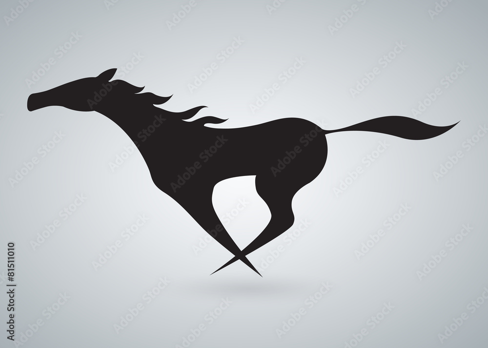 Horse symbol vector Horse symbol vector